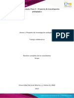 Anexo 1 - Formato Paso 4 - Proyecto de Investigación Pedagógica