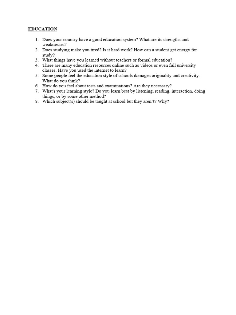 Article On Education Pdf