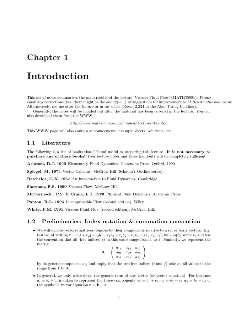 Viscous Fluid Flow Overview | PDF | Classical Mechanics | Mechanics