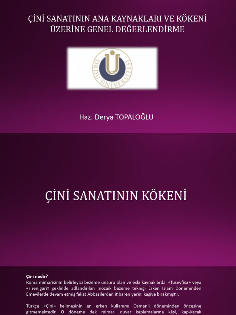 Çi̇ni̇ Sanatinin Ana Kaynaklari | PDF