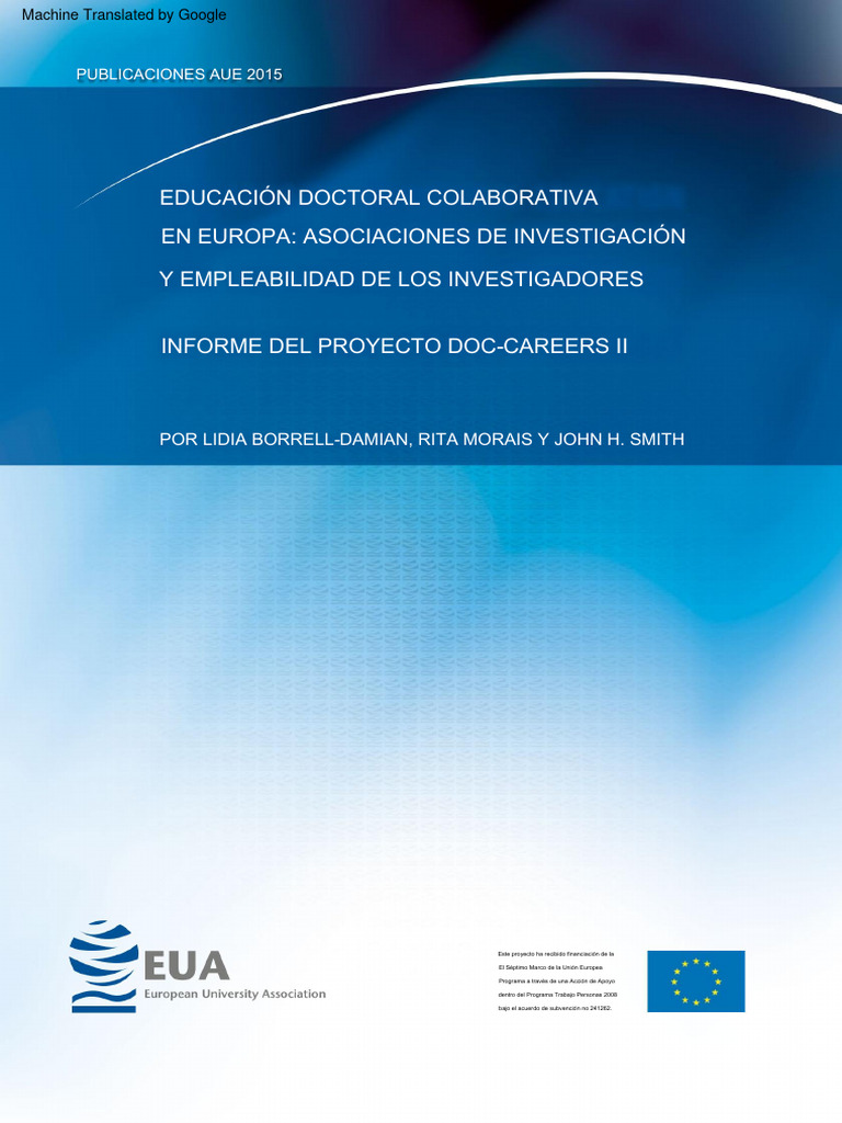 2015 - Borrell Damianl - Collaborative Doctoral Doc II Project | PDF ...