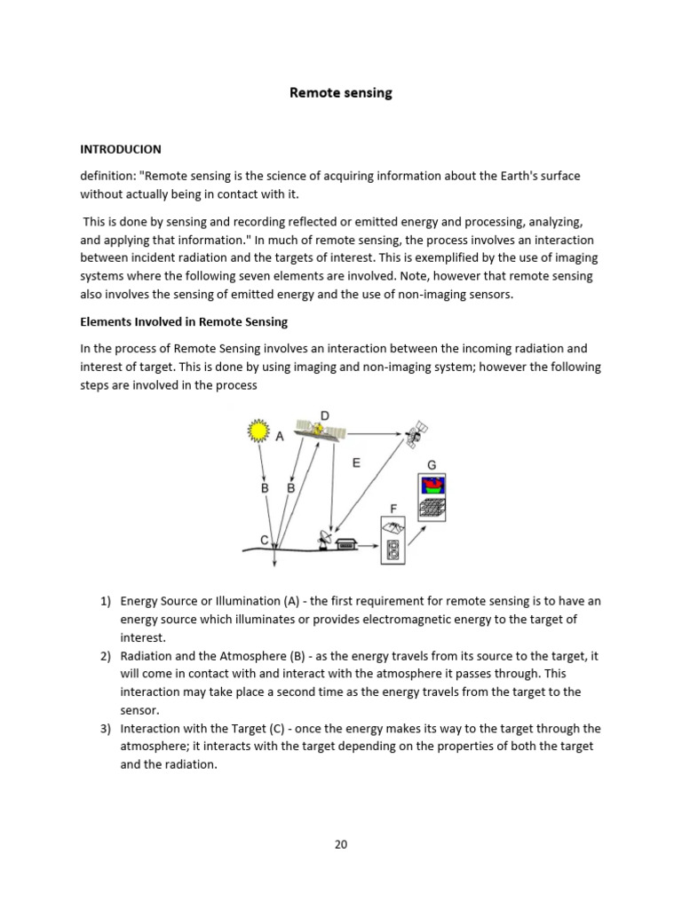 Remote Sensing Pdf Electromagnetic Spectrum Electromagnetic Radiation