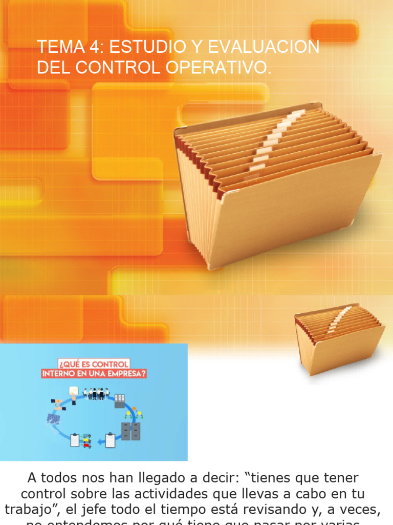 4.-Estudio y Evaluacion Del CONTROL INTERNO | PDF | Auditoría | Business