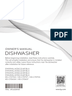 LG D1453CF Dishwasher