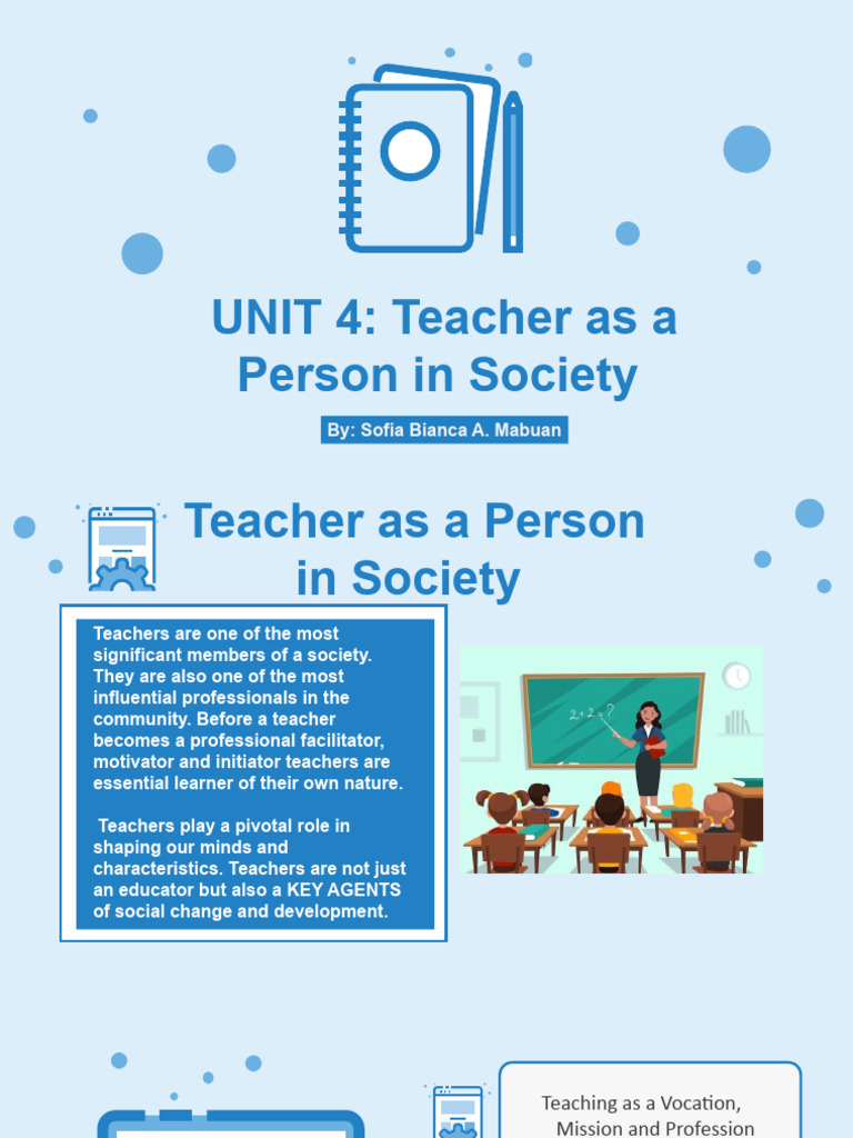 Role of Teachers in Society | PDF | Profession | Teachers