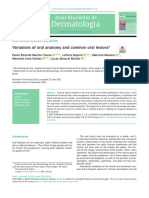common oral lesions vs normal varation
