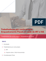 Webinar Trabalhadores Independentes_ Enquadramento fiscal em sede de IRT e IVA