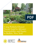 Using Publicly-owned Land to Advance Sustainability and Equity in Buffalo