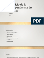 El Inicio de La Independencia de México