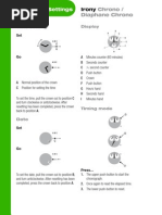 Swatch Watch User Manual: Time & Date Settings | PDF