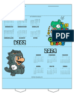 Calendario Carpa Mario Disfrazado