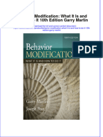 Read online textbook Behavior Modification What It Is And How To Do It 10Th Edition Garry Martin ebook all chapter pdf 