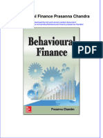 Read online textbook Behavioural Finance Prasanna Chandra ebook all chapter pdf 