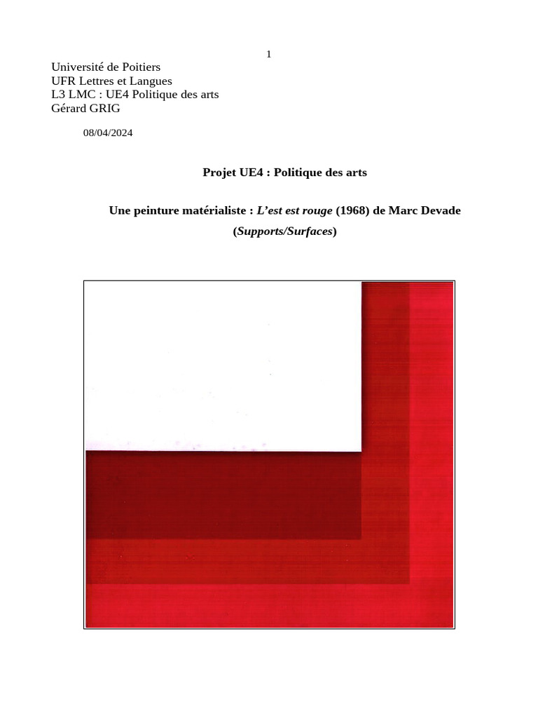 Analyse de 