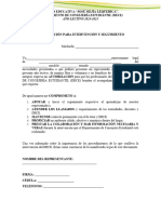 Autorización para Intervención y Seguimiento