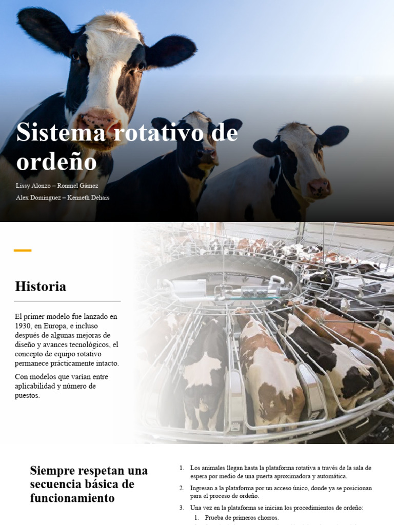 Sistema Rotativo de Ordeño: Beneficios y Tipos | PDF | Informática