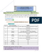 PG Admission Notification 2023 24