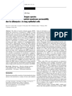 Differential Effect of Nitrogen Species On Changes in Mitochondrial Membrane Permeability Due To Mitomycin C in Lung Epithelial Cells