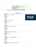 Soal PTS Bhs Inggris Kls 4