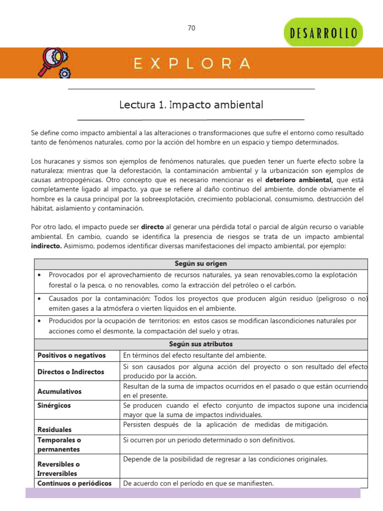 Causas y efectos del impacto ambiental | PDF | Contaminación | Residuos