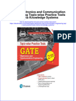 Read online textbook Gate Electronics And Communication Engineering Topic Wise Practice Tests Trishna Knowledge Systems ebook all chapter pdf 