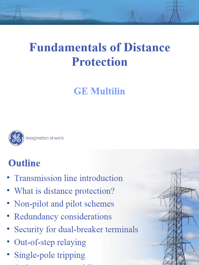 Distance Protection in Transmission Lines | PDF | Electrical Impedance ...