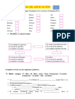 Fichas Conocemos La Biblia y Sus Partes