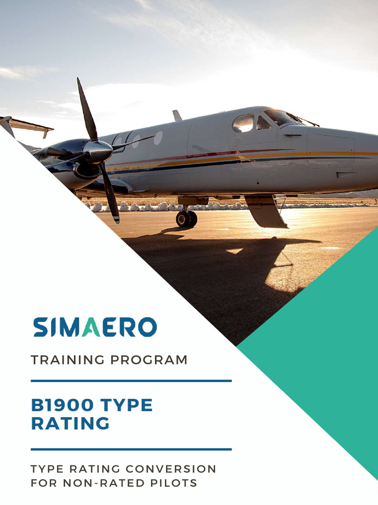 B1900 Type Rating Course Overview Compressed | PDF | Educational ...