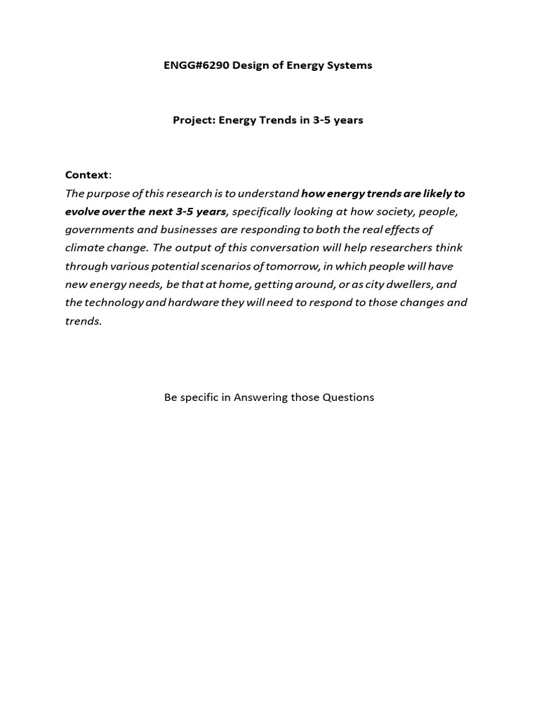 Future Energy Trends & Innovations | PDF | Electric Vehicle | Renewable ...