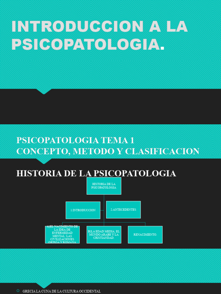 Introduccion A La Psicopatologia-1 | PDF | Sicología