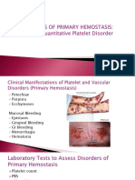 Quantitative Platelet Disorder