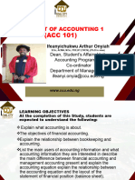 ELEMENT OF ACCOUNTING (ACC 101) MATERIALS