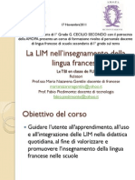 La LIM Nell'insegnamento Della Lingua Francese - Le TBI en Classe de FLE