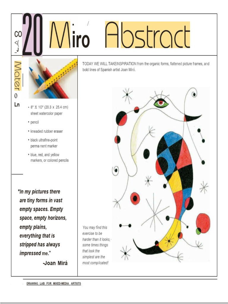 Drawing Lab for MixedMedia Artists_ 52 Creative Exercises to Make