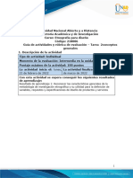 Guía de Actividades y Rúbrica de Evaluación - Unidad 1 - Tarea 2 - Conceptos Generales