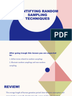 Identifying the Different Random Sampling Techniques 2024