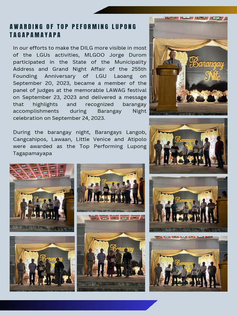 Dilg Laoang Annual Accomplishment Report Pdf