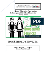 K To 12 Household Services Learning Modu