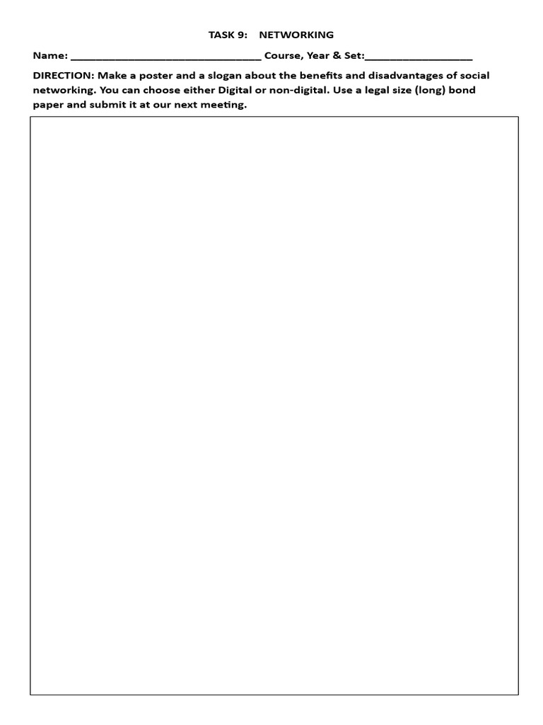 TASK 9 Poster and Slogan Making | PDF