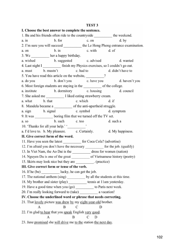 Test 3 | PDF
