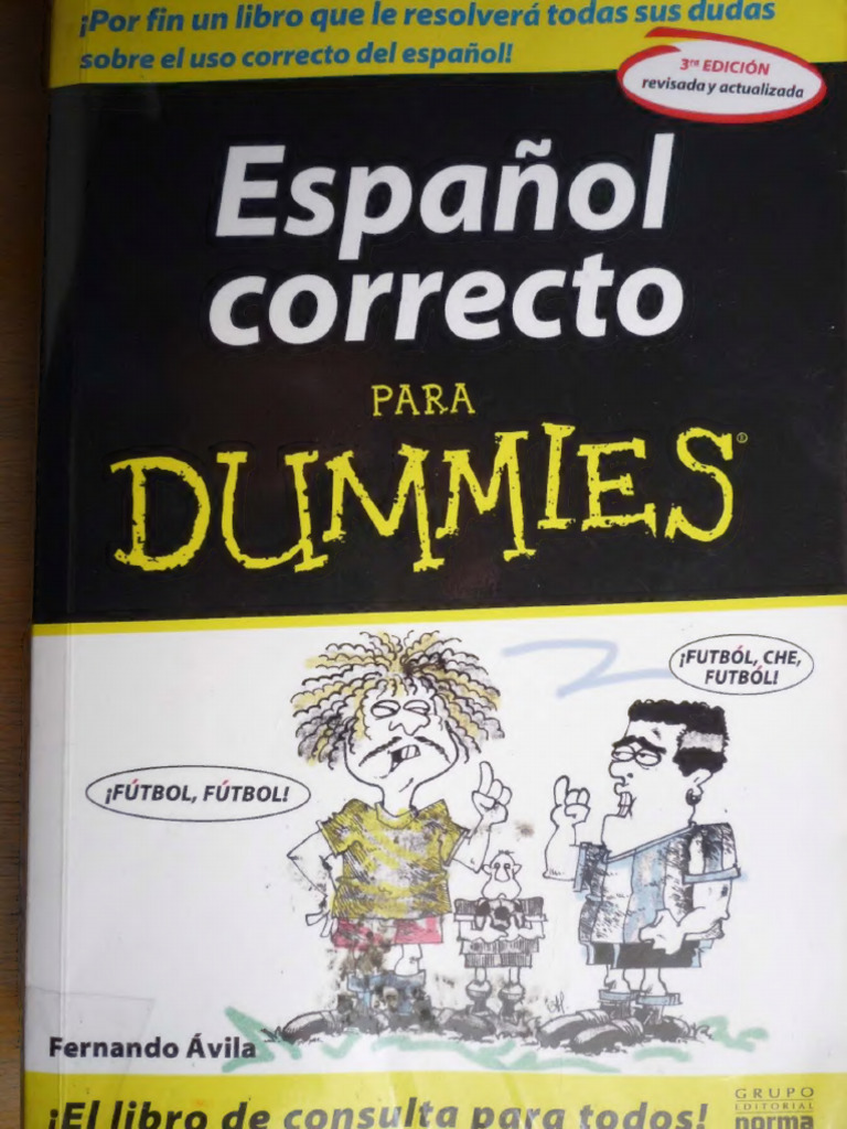 Español Correcto para Dummies Fernando Avila Norma S A Editorial | PDF ...