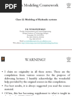 Class 12 - Mathematical Modeling of Hydraulic System