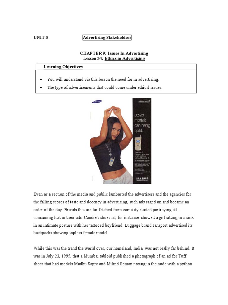 Ethical Challenges in Advertising | PDF | Advertising | Business Ethics