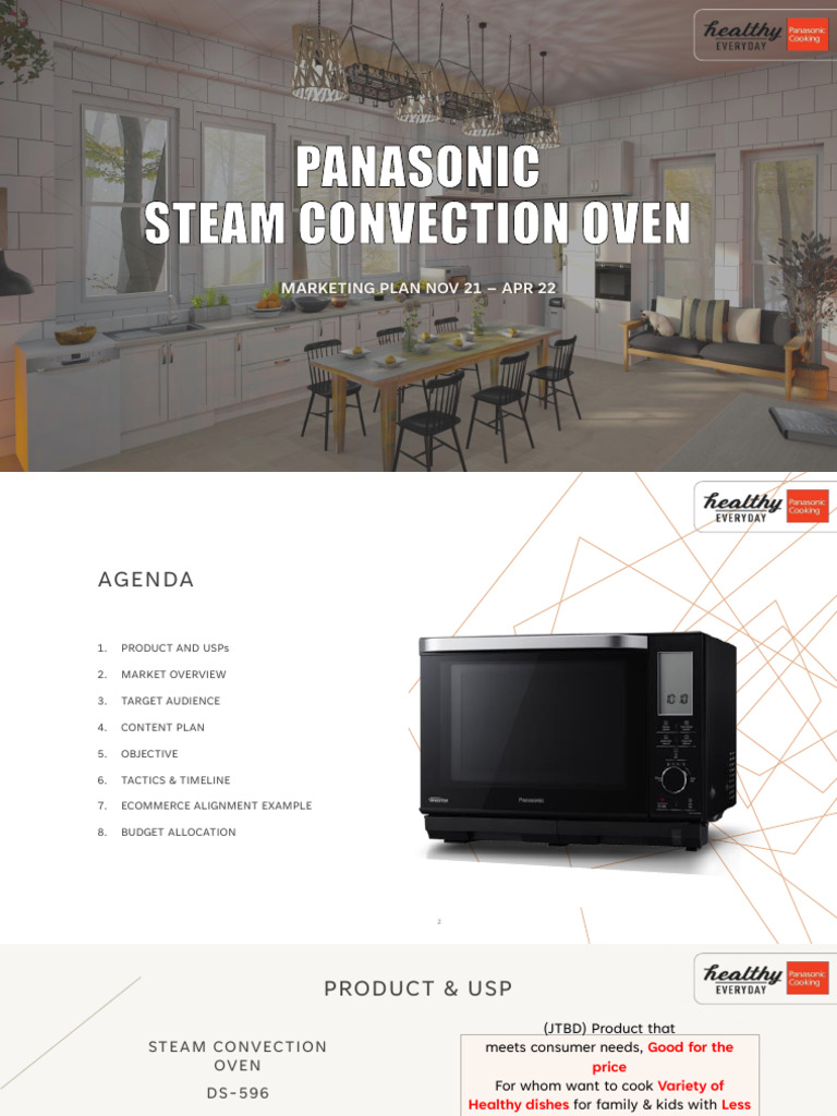 Panasonic Steam Oven Target Audience Insights | PDF | Menu | Target ...