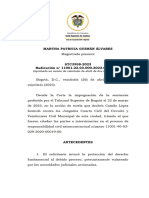 STC3958-2023 auto admisorio termino cuando es electrónico