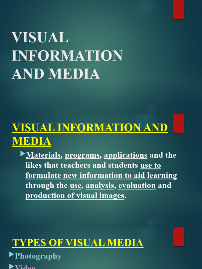 Visual and Audio Media Essentials | PDF | Composition (Visual Arts ...