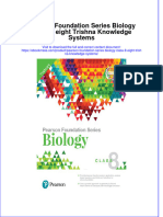Read online textbook Pearson Foundation Series Biology Class 8 Eight Trishna Knowledge Systems ebook all chapter pdf