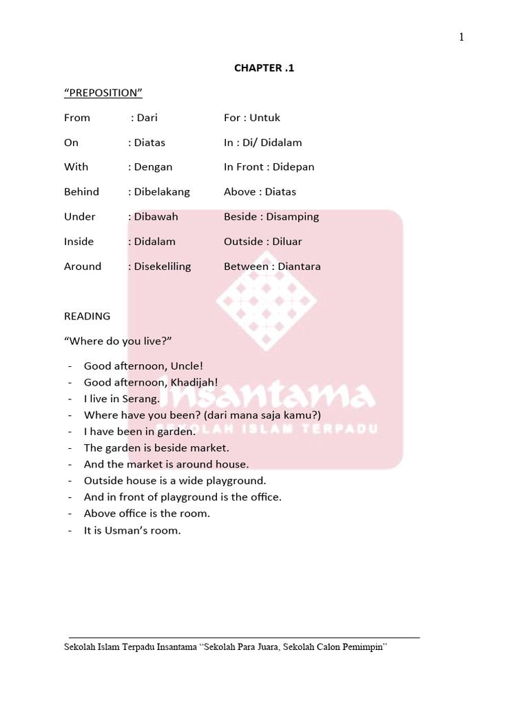 English for Grade 4 | PDF