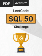 Leetcode All SQL Questions Solutions Notes | PDF