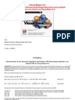 Algoritmo PID Discreto (Aplicación para Programación Visual Basic 6.0) Versión 3